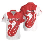AFL Sydney Swans Custom Text Hawaiian Shirt