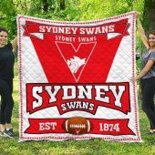 AFL Sydney Swans EST 1874 Quilt Blanket V2