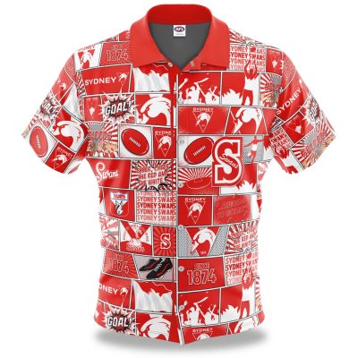 AFL Sydney Swans Fanatic Hawaiian Shirt