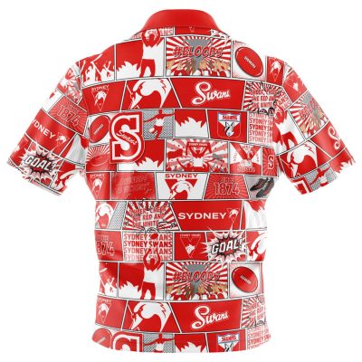 AFL Sydney Swans Fanatic Hawaiian Shirt