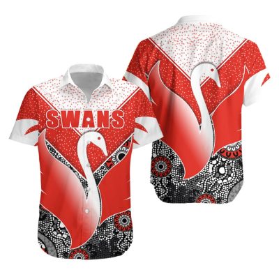 AFL Sydney Swans Indigenous Hawaiian Shirt