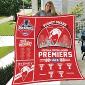 AFL Sydney Swans Premiers 2022 Quilt Blanket