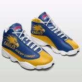 AFL West Coast Eagles Blue Air Jordan 13 Shoes