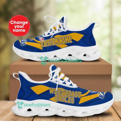 AFL West Coast Eagles Custom Name Blue Max Soul Shoes