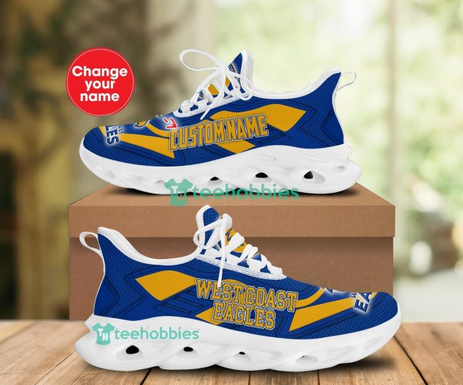 AFL West Coast Eagles Custom Name Blue Max Soul Shoes