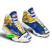 Afl West Coast Eagles Custom Name Printing Air Jordan 13 Shoes 2727.jpg - demo10