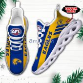 AFL West Coast Eagles Custom Name Simple Max Soul Shoes