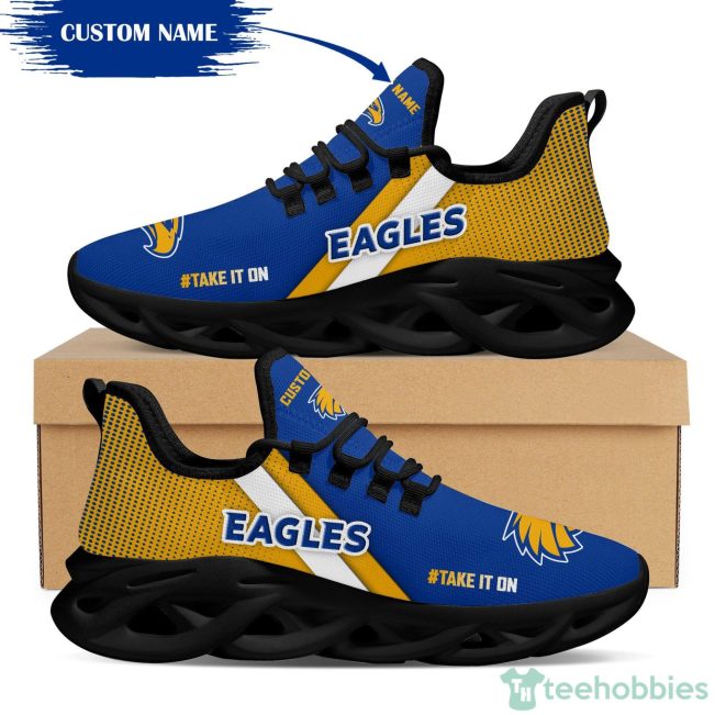 AFL West Coast Eagles Custom Name Take It On Max Soul Shoes