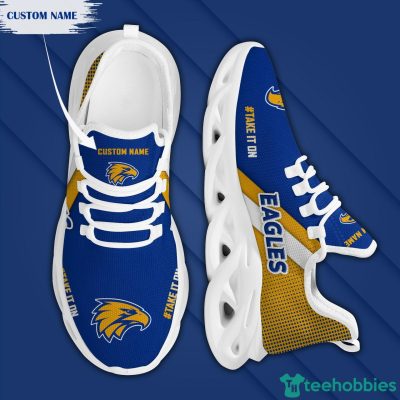 AFL West Coast Eagles Custom Name Take It On Max Soul Shoes