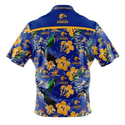 AFL West Coast Eagles Hawaiian Shirt V1