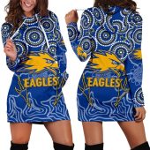 Afl West Coast Eagles Indigenous Royal Blue Women Hoodie Dress 2502.jpg - demo10