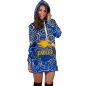 Afl West Coast Eagles Indigenous Royal Blue Women Hoodie Dress 2517.jpg - demo10