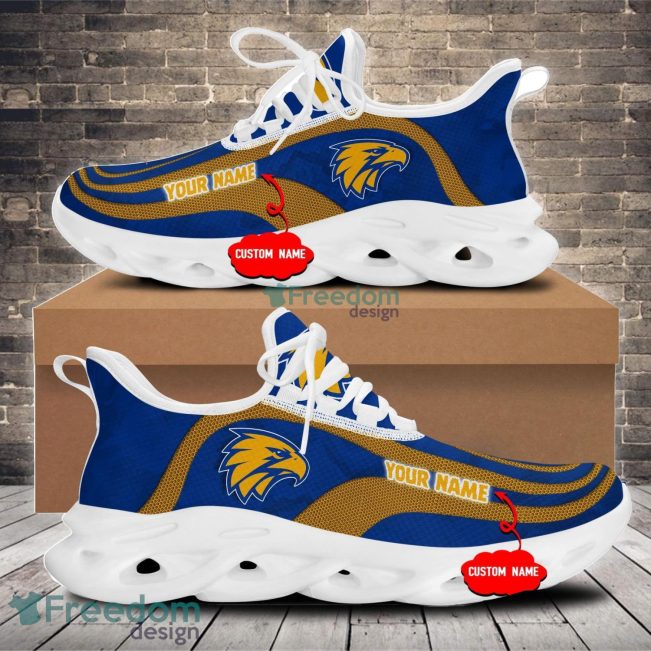 AFL West Coast Eagles Logo Custom Name Max Soul Shoes