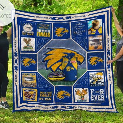 AFL West Coast Eagles Mascot Quilt Blanket