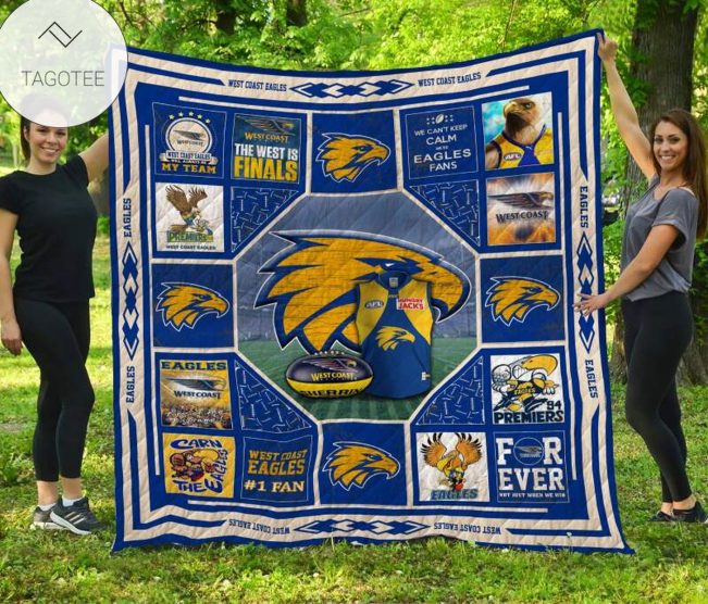 AFL West Coast Eagles Mascot Quilt Blanket