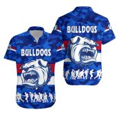 AFL Western Bulldogs ANZAC Day Hawaiian Shirt
