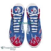 Afl Western Bulldogs Custom Name Blue Fire Air Jordan 13 Shoes 1721.jpeg - demo10