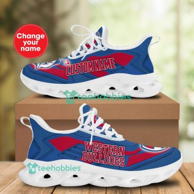AFL Western Bulldogs Custom Name Blue Max Soul Shoes V2
