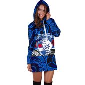 Afl Western Bulldogs Indigenous Blue Black Women Hoodie Dress 5941.jpg - demo10