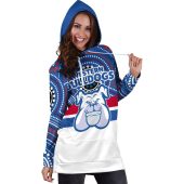 Afl Western Bulldogs Indigenous Blue White Women Hoodie Dress 0012.jpg - demo10