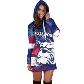 Afl Western Bulldogs Indigenous Blue White Women Hoodie Dress V2 0039.jpg - demo10
