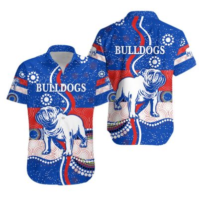 AFL Western Bulldogs Indigenous Hawaiian Shirt