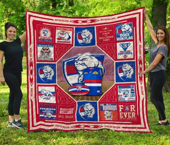 AFL Western Bulldogs Quilt Blanket V2