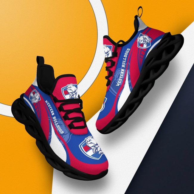 AFL Western Bulldogs Red Blue Max Soul Shoes