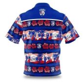 Afl Western Bulldogs Tropical Hawaiian Shirt Back.jpg - demo10