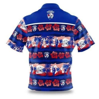 AFL Western Bulldogs Tropical Hawaiian Shirt