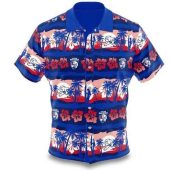 Afl Western Bulldogs Tropical Hawaiian Shirt Front.jpg - demo10