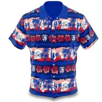 AFL Western Bulldogs Tropical Hawaiian Shirt