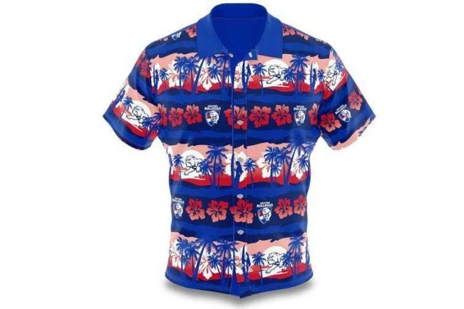 AFL Western Bulldogs Tropical Hawaiian Shirt