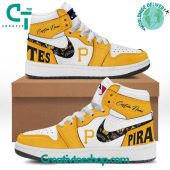MLB Pittsburgh Pirates Personalized Air Jordan 1 Sneaker - soulcals.com