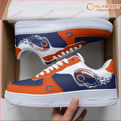 Air Force 1 Chicago Bears Shoes Stylish Sneakers Official Af1 Collection For Fans - soulcals