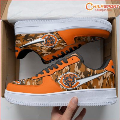 Air Force 1 Chicago Bears Sneakers Stylish Comfortable Athletic Shoes for Men - soulcals