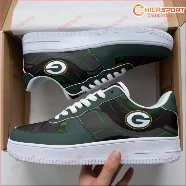 Air Force 1 Green Bay Packers Sneakers Stylish Af1 Shoes For Men and Women - soulcals