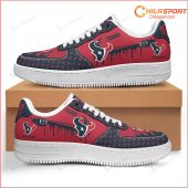 Air Force 1 Houston Texans Shoes Stylish Fashion Sneakers Great Gift Idea - soulcals