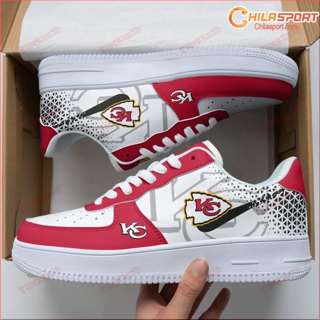 Air Force 1 Kansas City Chiefs Shoes Stylish Gift for Football Fans Comfortable Sneakers - soulcals