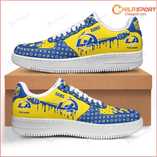 Air Force 1 Los Angeles Rams Shoes Official Stylish Comfortable Walking Gift Ideas - soulcals