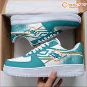 Air Force 1 Miami Dolphins Shoes Stylish Sneakers and Comfortable Footwear Collection - soulcals