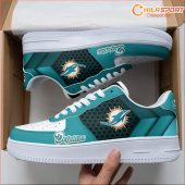 Air Force 1 Miami Dolphins Shoes Stylish Sneakers Comfortable Gift For Him - soulcals