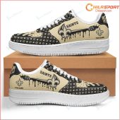 Air Force 1 New Orleans Saints Shoes Stylish Sneakers Comfortable Fashionable Gifts Collection - soulcals
