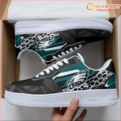 Air Force 1 Philadelphia Eagles Shoes Stylish Green Sneakers Perfect Gift Idea - soulcals