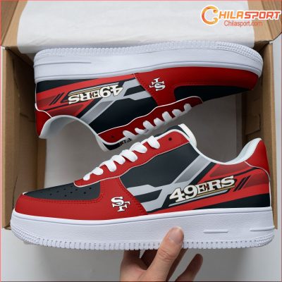 Air Force 1 San Francisco 49ers Shoes Stylish Gifts and Comfortable Walking Sneakers - soulcals