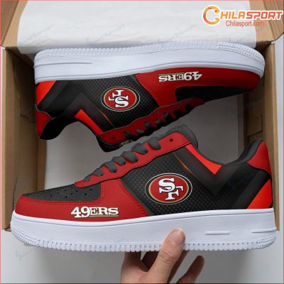 Air Force 1 San Francisco 49ers Sneakers Stylish Affordable Shoes Gift for Sport Fans - soulcals