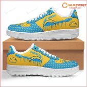 Air Force 1 Shoes Los Angeles Chargers Stylish Comfortable Sports Fan Footwear - soulcals