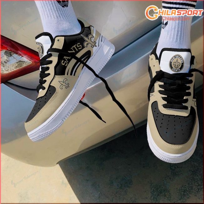 Air Force 1 Shoes New Orleans Saints Stylish Sneakers Perfect Gift For Sports Fans - soulcals