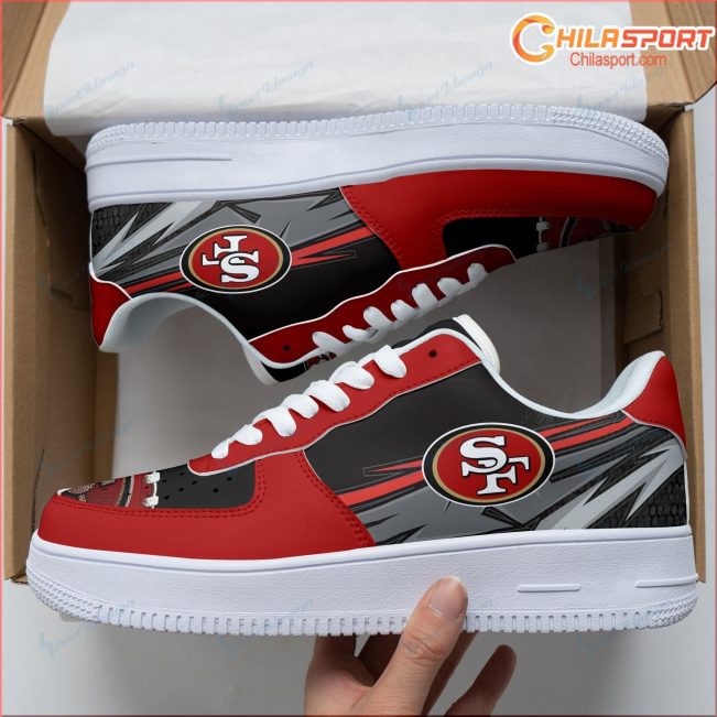Air Force 1 Shoes San Francisco 49ers Limited Edition Stylish Sneakers Perfect Gift - soulcals