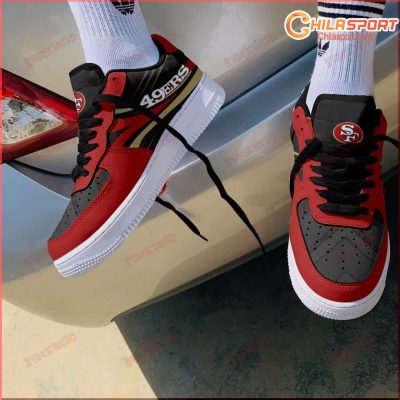 Air Force 1 Shoes San Francisco 49ers Sneakers Stylish Gifts for Football Fans - soulcals